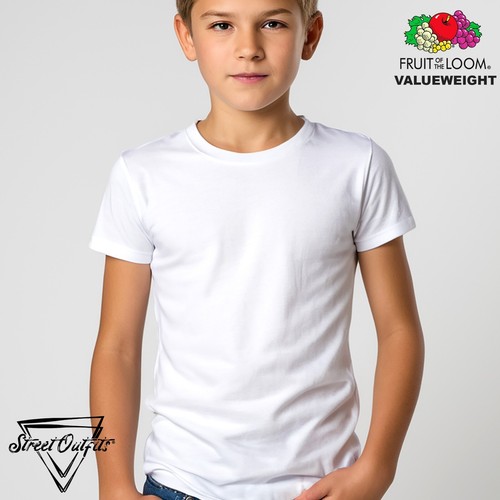 Cotton kids plain short sleeve - kids,
