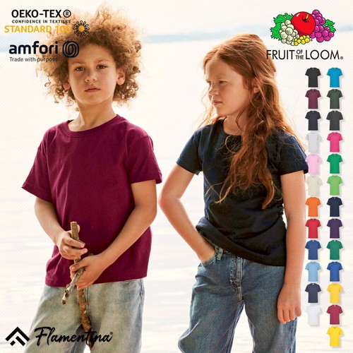 Kids plain shirt fruit - t-shirt,